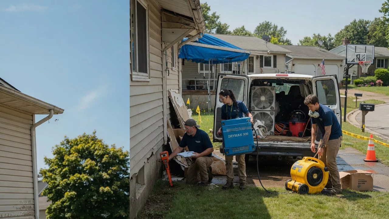 Ceiling Leak Cleanup in Daisytown, PA near me